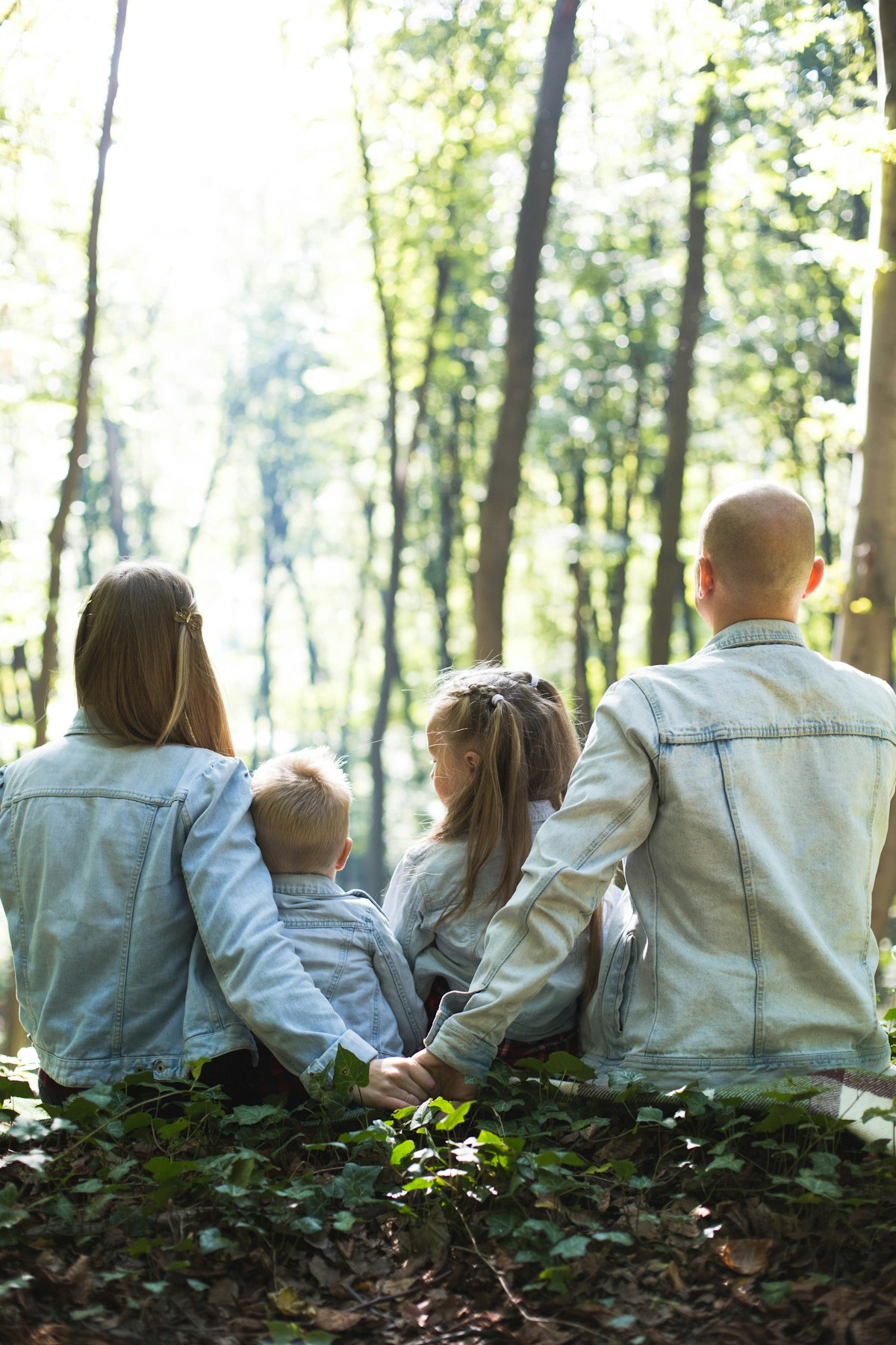 Family walking together outdoors representing life insurance protection for loved ones